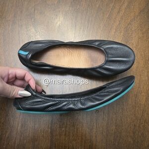Tieks Black Ballet Leather Flats